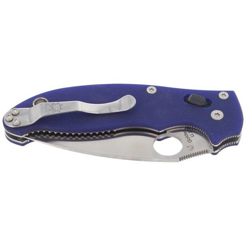 Spyderco - Manix™ 2 G-10 Dark Blue CPM S110V Knife - C101GPDBL2