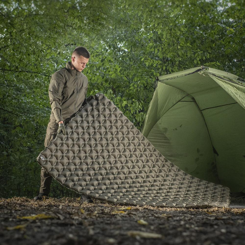 M-Tac - Inflatable Sleeping Mat - 195x120 cm - Olive - 60019001