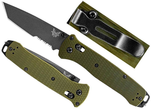 Benchmade - Bailout Folding Knife - CPM-M4 - Green - 537SGY-1