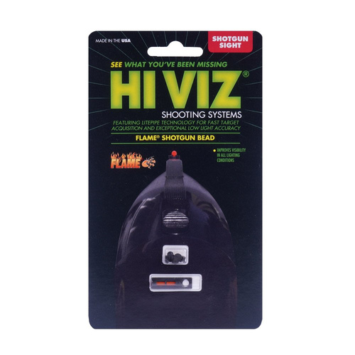 HIVIZ - Flame Front Sight for Shotguns - Red - FL2005