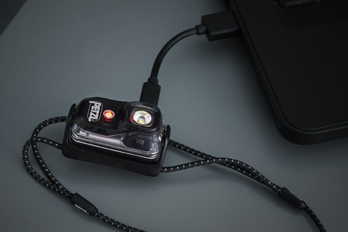 Petzl - BINDI® Ultra-light, rechargeable headlamp - Black - E102AA00