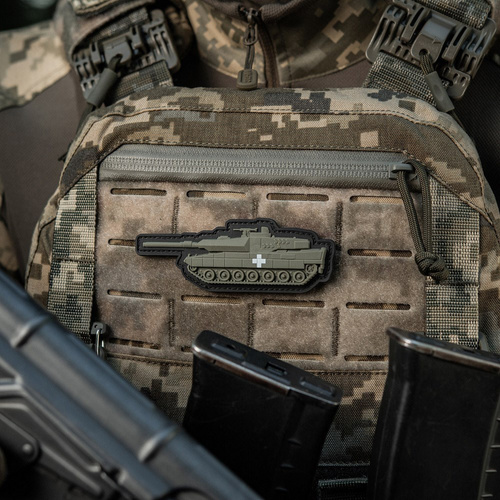 M-Tac - Patch Tank with a Cross - PVC 3D - Green - 51338310