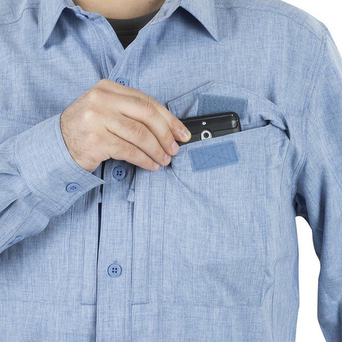 Helikon - Koszula Defender Mk2 Gentleman Shirt® - Melange Blue - KO-DGM-PO-6520Y