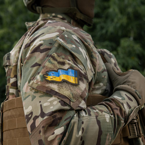M-Tac - Ukraine Flag Patch - Embroidery - Cordura 500D - Left - Ranger Green - 51298023