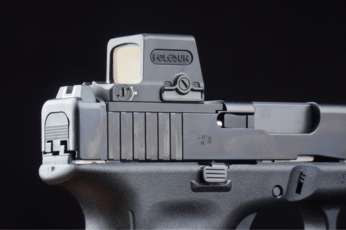 Holosun - EPS Carry MRS Green Dot Sight - Solar Panel - EPS-CARRY-GR-MRS