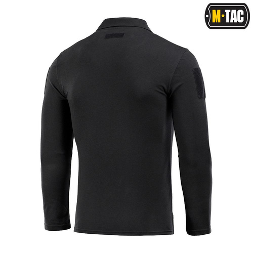 M-Tac - Tactical Polo Shirt with Long Sleeves - Black - 80021002