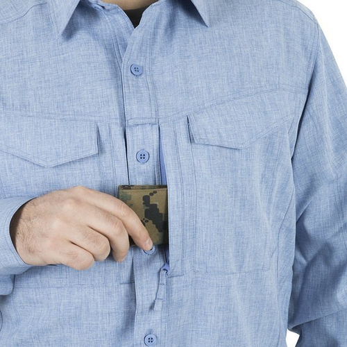 Helikon - Koszula Defender Mk2 Gentleman Shirt® - Melange Light Blue - KO-DGM-PO-6520Z