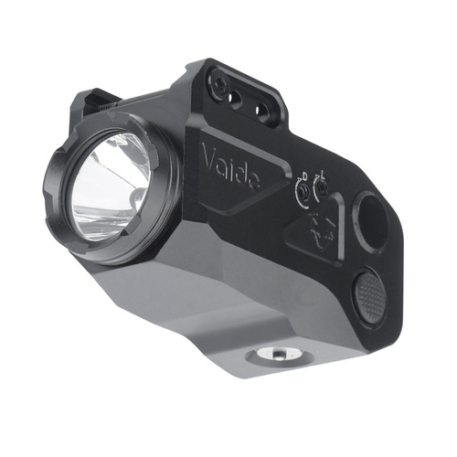 Vaide - Tactical Weapon LED Flashlight with Laser Scrapper Combo - 500 lm - Black - VAPLL-G02