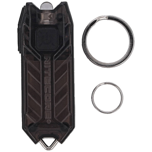 NiteCore - LED Rechargeable Keychain Flashlight TUBE V2.0 - 55 lm - TUBE V2.0 BLACK