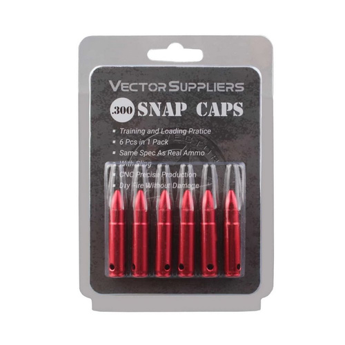 Vector Optics - Aluminum Snap Caps - .300 Blackout - 6 pcs - SCSC-03
