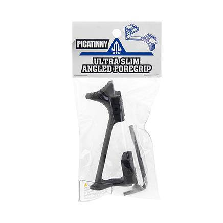 UTG - Ultra Slim Picatinny Angled Front Grip - Black - MT-AFGP01