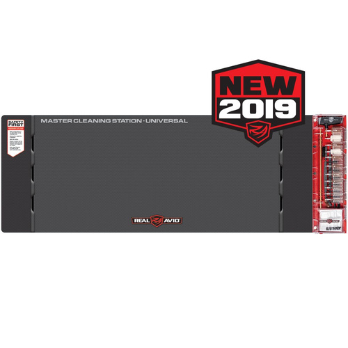 Real Avid - Service Mat Master Cleaning Station Universal with Tool Kit - 43x16" - Black - AVMCS-U