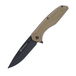 Smith&Wesson - Drop Point FDE Nylon Folding Knife - 1084312