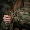 M-Tac - Kitty Contour Patch - Embroidery - Yellow and Blue Bow - Coyote - 51386205