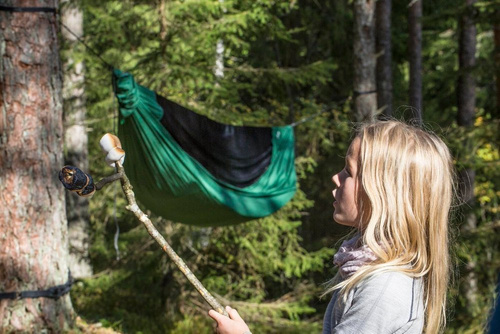 Ticket To The Moon - Pro Hammock with Mosquito Net - Forest Green - TMPRO51