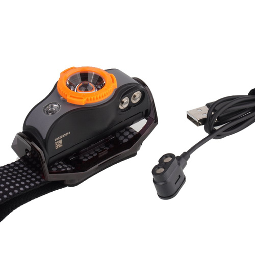 Ledlenser - MH5 Rechargeable Headlamp - 400 lumens - Black / Orange - 502143