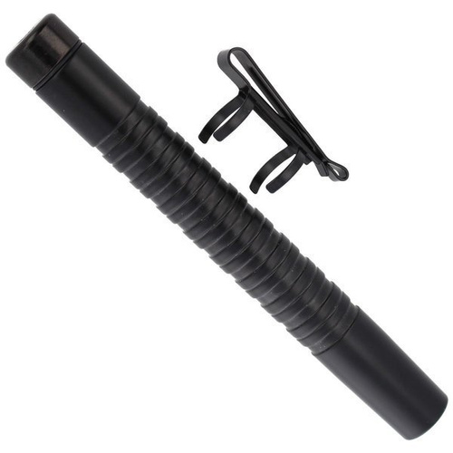 ESP - Compact hardened expandable baton with clip - 18'' - Black - EXB-18HS BLK