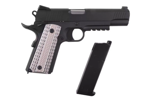 WE - ASG Replica of 1911 M45A1 Pistol - Black - WET-02-017221