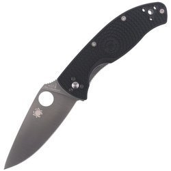 Spyderco - Tenacious™ FRN Black Plain Folding Knife - C122PBK