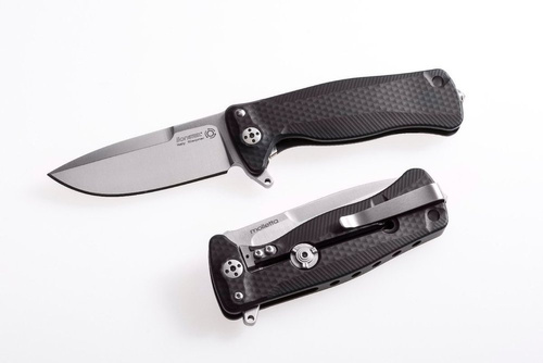 LionSteel - Tactical Knife SR22A - Sleipner - Black - SR22A BS