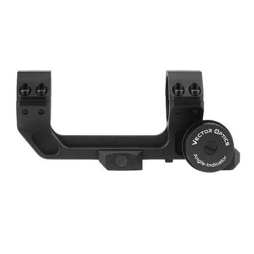 Vector Optics - One Piece Scope Mount Cosine Indicator - 30 mm - Picatinny - Black - SCACD-24