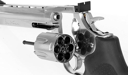 ASG - Dan Wesson 715 6'' Revolver replica - Silver - Low Power - 18194