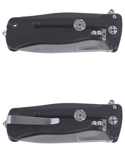 LionSteel - Tactical Knife SR22A - Sleipner - Black - SR22A BS