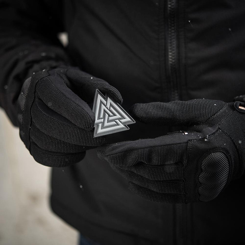 M-Tac - 3D PVC Patch Valknut - Black / Gray - 51163211