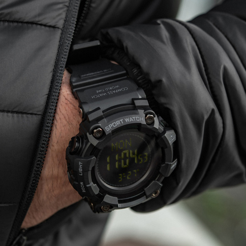 M-Tac - Tactical Watch 2037 - LED - 5 ATM - Black - 50007002