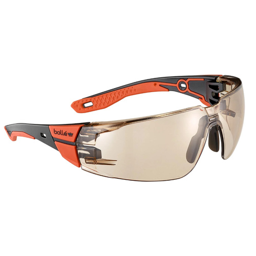 Bolle Safety - Safety Glasses RUSH+ 2.0 - EN ISO 16321-1 - Platinum - Copper - RUSPMN31E