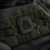 M-Tac - Laser cut Valknut square patch - Black / Ranger Green - 51162232