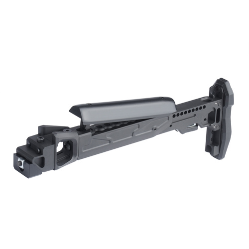 Kruk - Fixed Buttstock with Adapter for AKM/AK-74 Platform - Black - CRC 5002/9035-BLK
