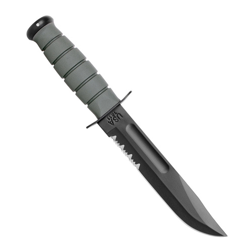 Ka-Bar 5012 - Utility Knife - Foliage Green - Combo - GFN Sheath 