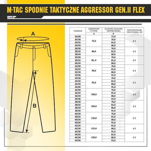 M-Tac - Tactical Pants Aggressor Gen.II Flex - Ripstop - Black - 20058002