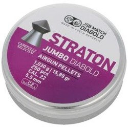 JSB - Diabolo Straton Jumbo Airgun Pellets - .22 / 5.5 mm - 250 pcs - 546238-250