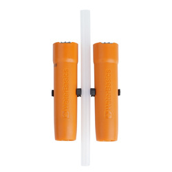 Aquamira - WaterBasics Emergency Straw Filter BLU Line - 2 Pieces - Orange - 67250