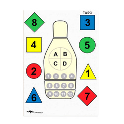 Tactical Weapon System - Shooting target TWS 3 Figures