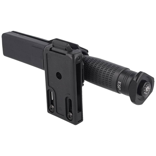 ESP - Hardened expandable baton with holder - 20" - Ergonomic handle - Easy Lock - ExBTT-20HE BLK BH-55-A