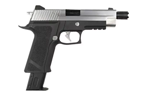 WE - ASG Pistol Replica P-Virus - Green Gas - Black/Silver - WET-02-006748