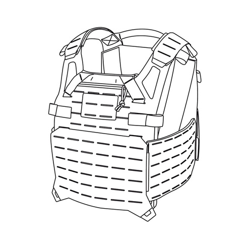 Direct Action - Tactical Vest Plate Carrier Spitfire - Woodland - PC-SPTF-CD5-WDL