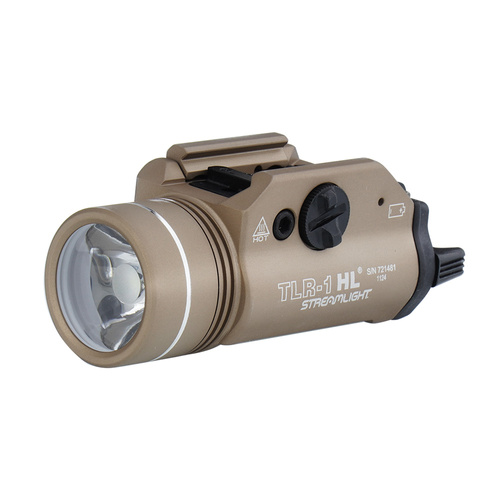 Streamlight - Tactical Weapon Flashlight LED TLR-1 HL - 1000 lm - Picatinny - FDE - L-69266