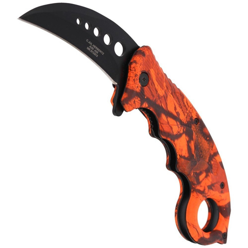 Herbertz Solingen - Knife Karambit Red Camo 73mm - 572513