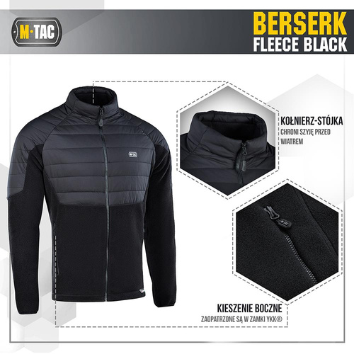M-Tac - Military Fleece Berserk - Black - 20487002