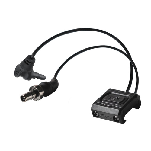 Unity Tactical - Cable Gel Switch ModButton Lite Sync - SureFire/Crane Laser - 7" - Black - MBL2-BLK-SF/CL-7