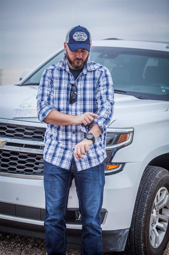 Helikon - Shirt TRIP Nylon Blend - Indigo Plaid - KO-TRI-NB-P8