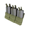 Condor - Triple Stacker M4 Mag Pouch - MOLLE - Coyote Brown - MA44-498