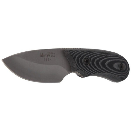 Muela - Knife Skinner Full Tang Black Micarta 75 mm - IBEX-8M
