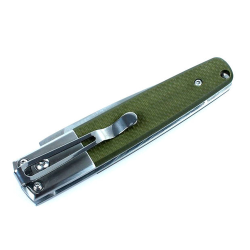 Ganzo - Folding Knife Firebird EDC G7211 - Button Lock - Green - G7211-GR