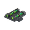Hiviz - Fiber-Optic Rear Sights for Glock 42/43 Pistols - GLLW11