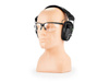 RealHunter - Set of Active PRO Hearing Protectors & Protective Glasses - Black